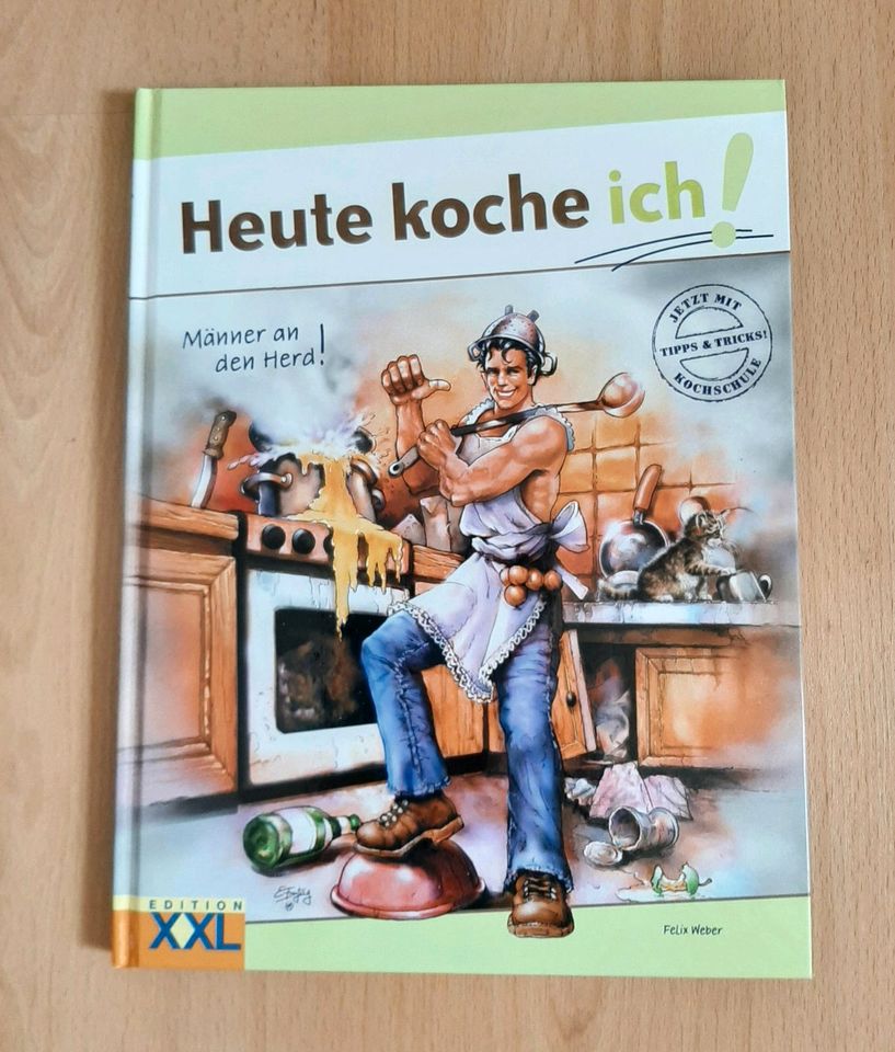 Kochbuch- Heute koche ich!- Originelles Geschenk- Männerkochbuch in Thum