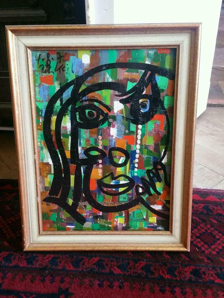 Peter Robert Keil Junge Wilde Abstrakte Composition Palma 1972 in Berlin
