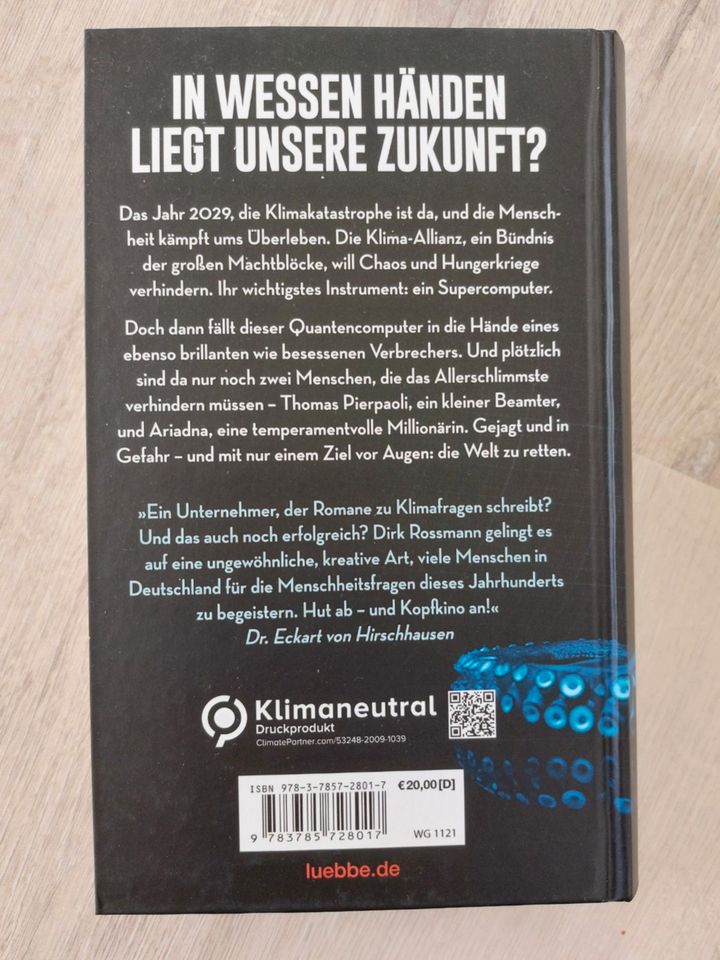 Neu Rossmann: Der Zorn des Oktopus Gebunden Thriller in Hannover