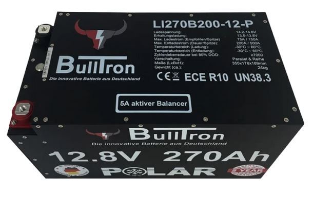 BullTron 270Ah LiFePO4 12.8V Polar Akku aktiv Balancer Bluetooth in Hannover