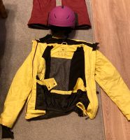 Skiausrüstung komplett Kleidung Helm Damen M gelb lila Bayern - Marktredwitz Vorschau