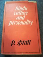 P. Spratt - hindu culture and personality Schleswig-Holstein - Müssen Vorschau