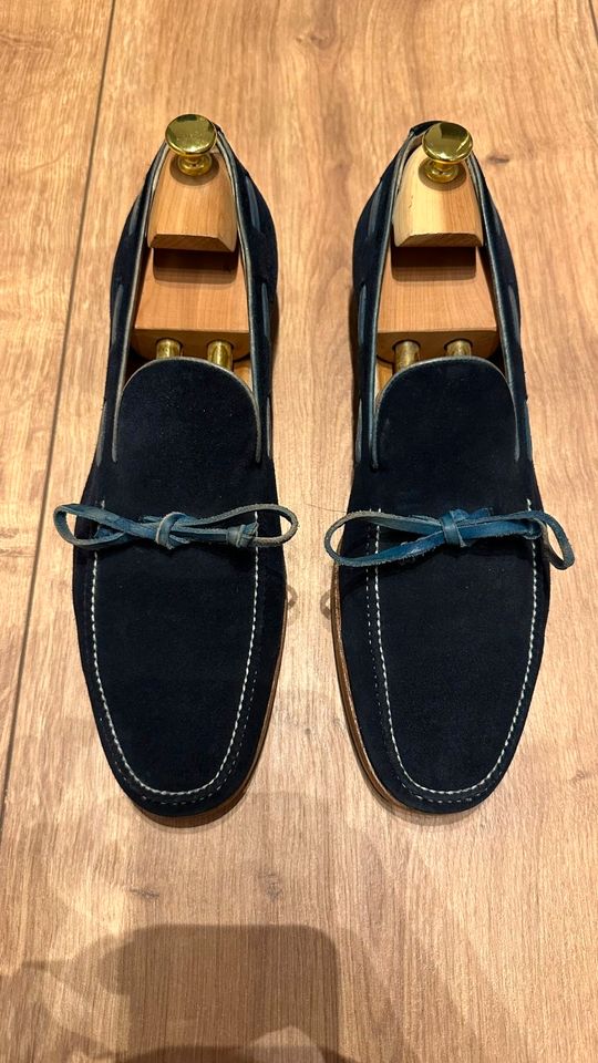 Saint Crispins String Loafer | Wildleder | Navy | UK9 in Dortmund