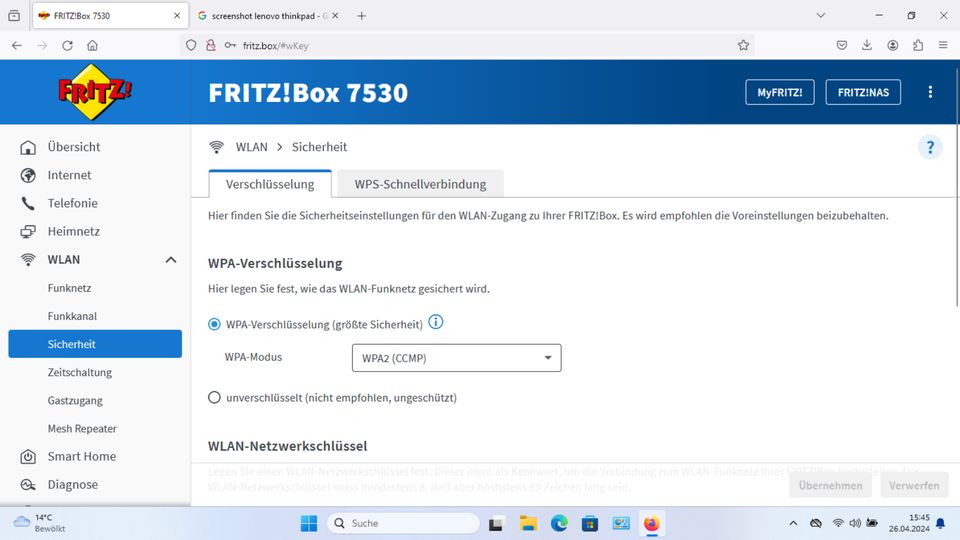 *FritzBox 7530 DSL/VDSL Router-WLAN, Mesh VDSL-Supervectoring* in Halle