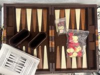 Backgammon Tavla Lederkoffer Nordrhein-Westfalen - Werdohl Vorschau