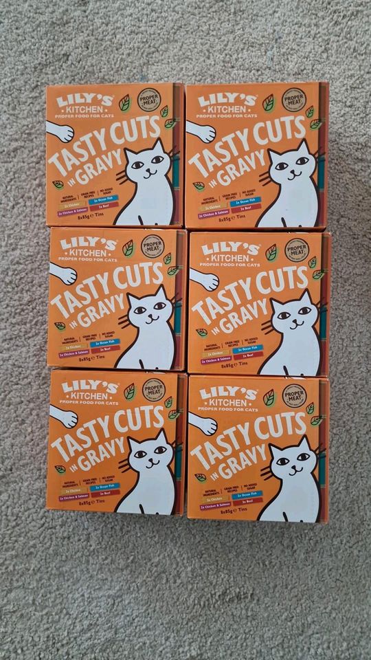 6x 8x85g Lily’s Kitchen Nass Katzenfutter Tasty Cuts Gravy in Bielefeld