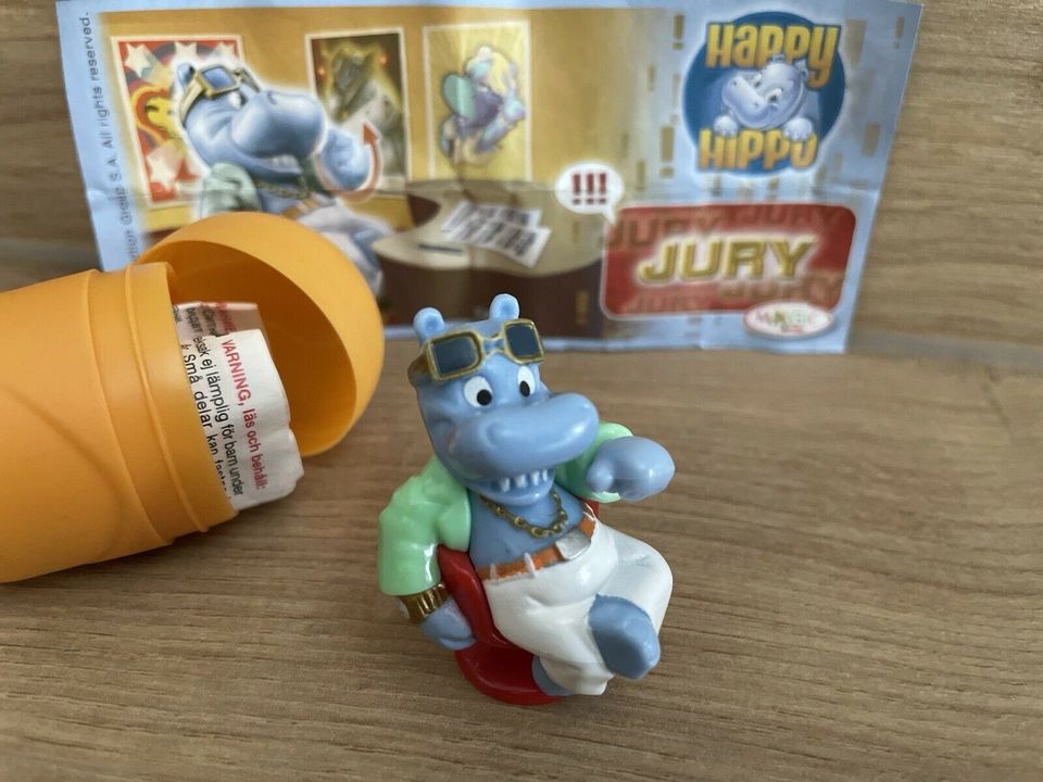 ✨ Happy Hippo ✨ Jury ✨ Ü-Ei Figur mit BPZ in Jüchen