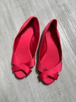 Ballerinas Sandalen rot Stoff Größe 36 Bayern - Bayreuth Vorschau