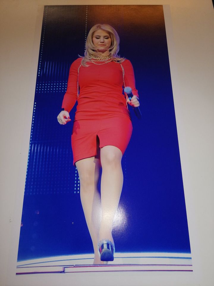 Beatrice Egli XL Foto Hochglanz Poster 55x30 cm. Konzert Bild in Hameln