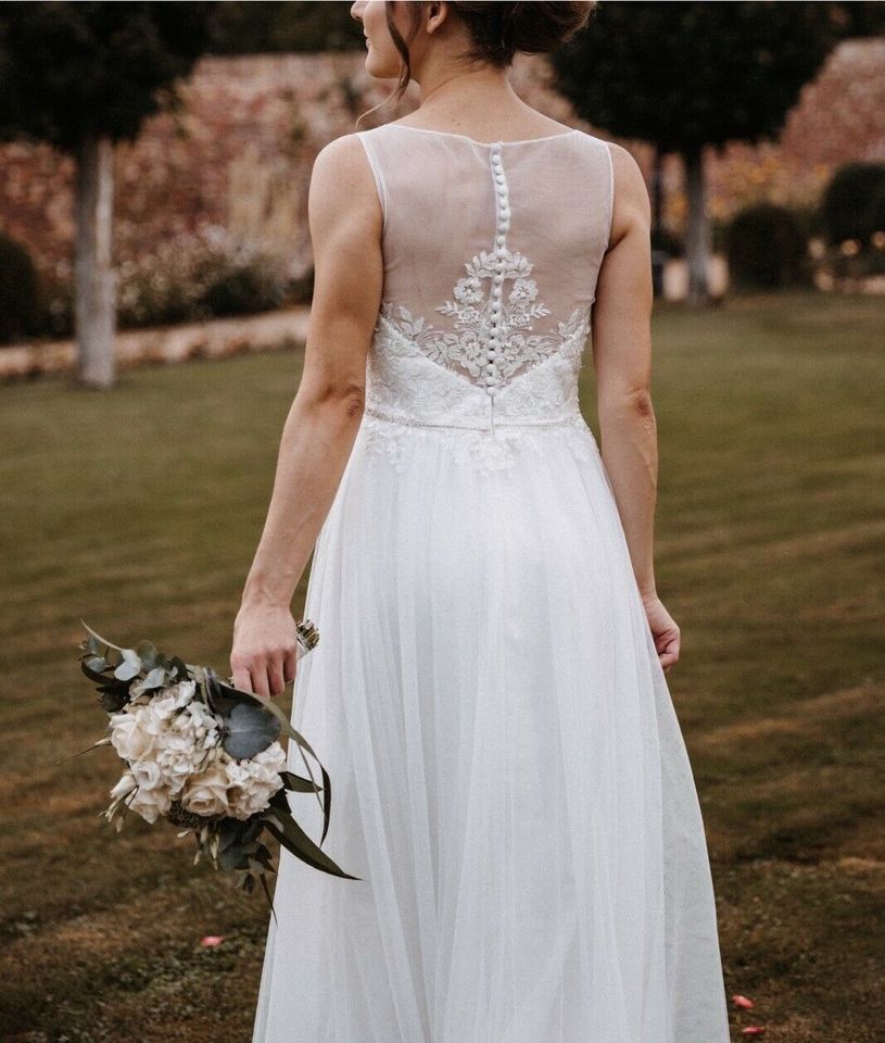 Brautkleid Hochzeitskleid Ivory, Gr. 36/38, size 10 in Hessen - Gelnhausen  | eBay Kleinanzeigen ist jetzt Kleinanzeigen