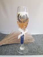 Sektglas Kerze, Geburtstagsgeschenk zum 60. Sachsen-Anhalt - Köthen (Anhalt) Vorschau