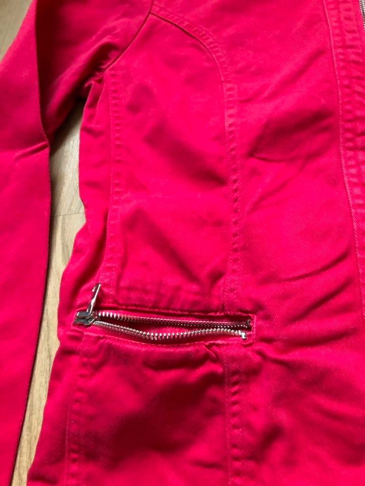 Blazer/Jacke kurz Rot Größe 36 aus 98 % Baumwolle in Hannover