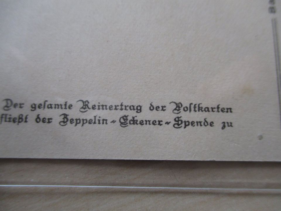 Postkarte  DR - Zeppelin-Eckner-Spende off. Postkarte f in Pfullingen