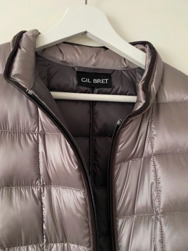 Gil BRET Daunen Winter Übergangs Jacke 40 / 42 Grau NEU in Bad Kreuznach