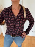 S.Oliver Langarmshirt in dunkelblau gemustert Gr.36 S Bayern - Poing Vorschau