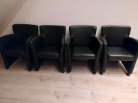 4 Lounge Sessel schwarz Kunstleder Nordrhein-Westfalen - Weeze Vorschau