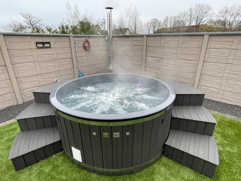 ❗️Angebot❗️Hot-Tub Badefass Sauna Garten Whirlpool Jakuzzi in Löhne