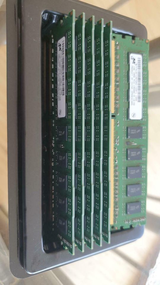 6x 1GB PC3-10600E Dimm aus MacPro 5,1 im Set in Heldenstein