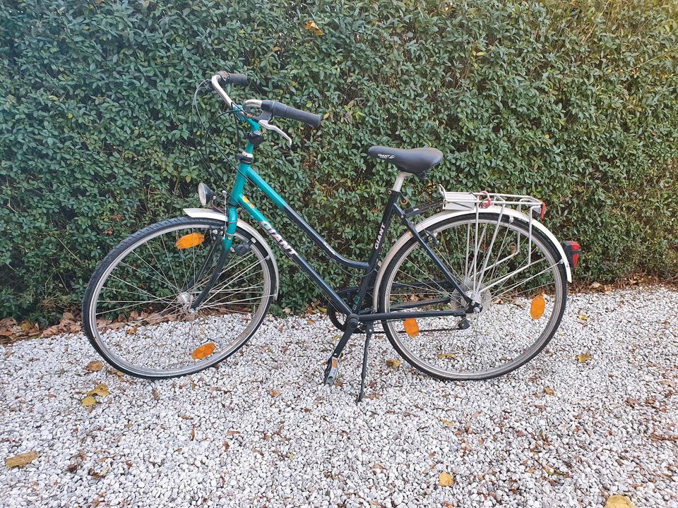 Fahrrad, Rad, petrol/blau schwarz, gut erhalten in Weichs