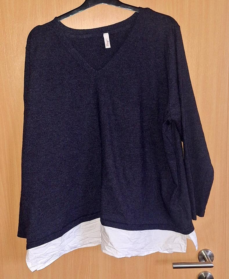 leichter Pullover mit Blusensaum - sheego - Gr. 52/54 - Kaufneu in Petersberg