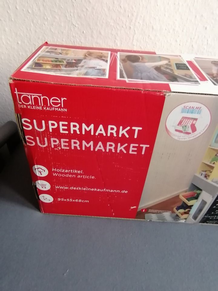 Supermarkt, der kleine Kaufmann,Holzartikel, ab 3 Jahren ,neu in Ulm