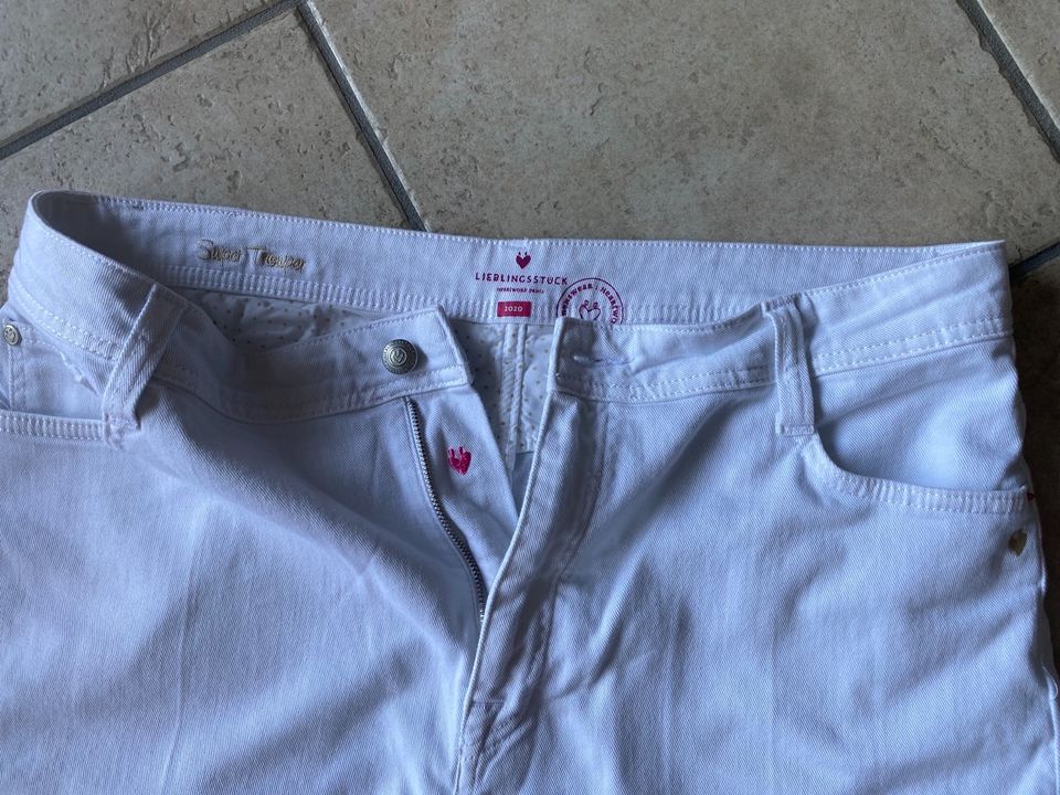 Lieblingsstück Jeans weiß w33 Cropped in Neukirchen-Vluyn