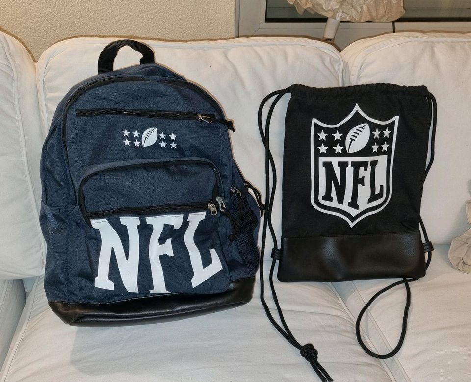 NFL Rucksack & Turnbeutel Set Neuwertig in Aurich