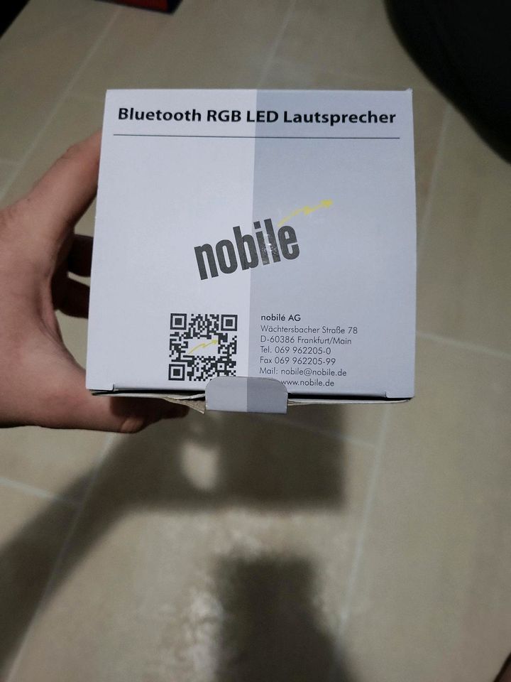 Nobile Bluetooth RGB LED Lautsprecher in Kraichtal