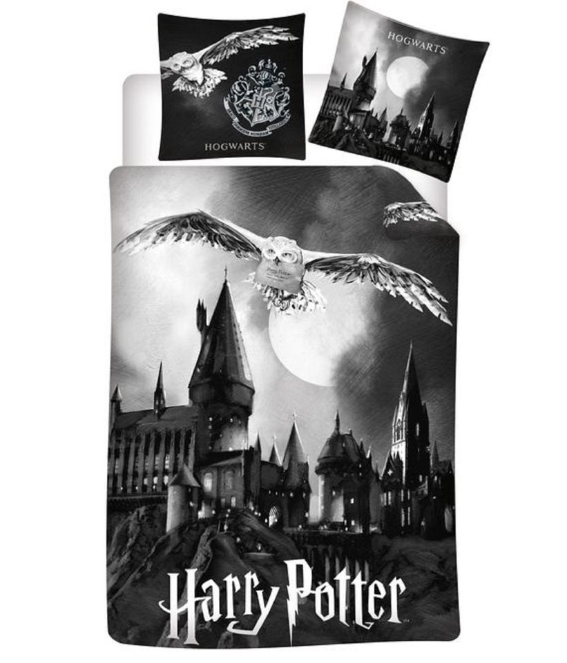 Harry Potter Flanell Wende Bettwäsche Hogwarts 2tlg 155 x 220 cm in Emmerich am Rhein