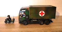 Playmobil +++ LKW 4323 / Wechselbrücke und Motorrad ++ Bundeswehr Bielefeld - Brackwede Vorschau