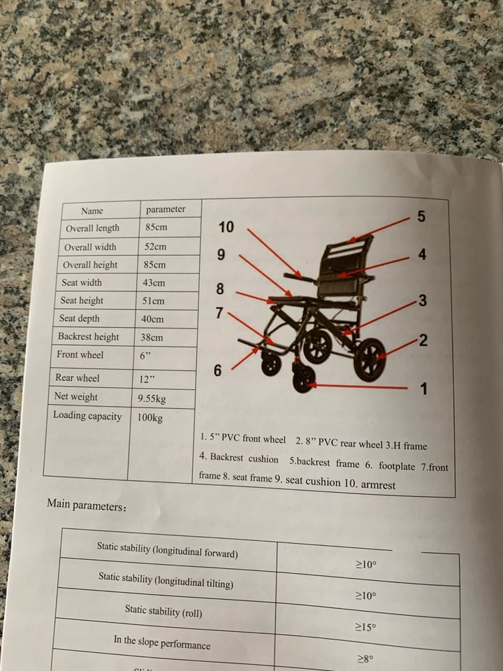 Rollator,Rollstuhl,Altenpflege in Lauchhammer