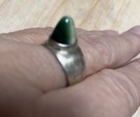 Silber Ring mit Malachit Gr. 62, 20 Durchmesser 8 g Nordrhein-Westfalen - Gummersbach Vorschau