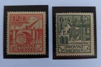 Provinz Sachsen Wiederaufbau 1945 / 6+4Pf und 12+8 Rheinland-Pfalz - Bad Kreuznach Vorschau