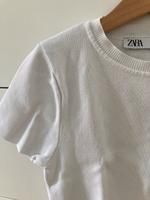 Zara Kurzarm-Strick-Pullover kurz weiß S/M Dortmund - Mitte Vorschau
