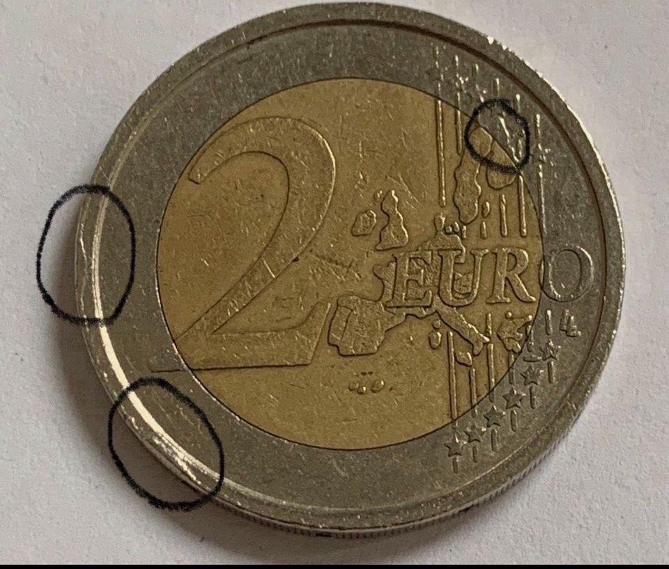 ❌2 Euro Münze Rarität mit Fehlprägung in Köln