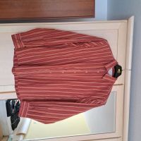 Retro Männerhemd Casualwear rot Orange gestreift Gr.XL Baden-Württemberg - Aalen Vorschau