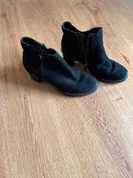 Stiefeletten, schwarz, Gr. 5, Veloursleder Bayern - Lauingen a.d. Donau Vorschau
