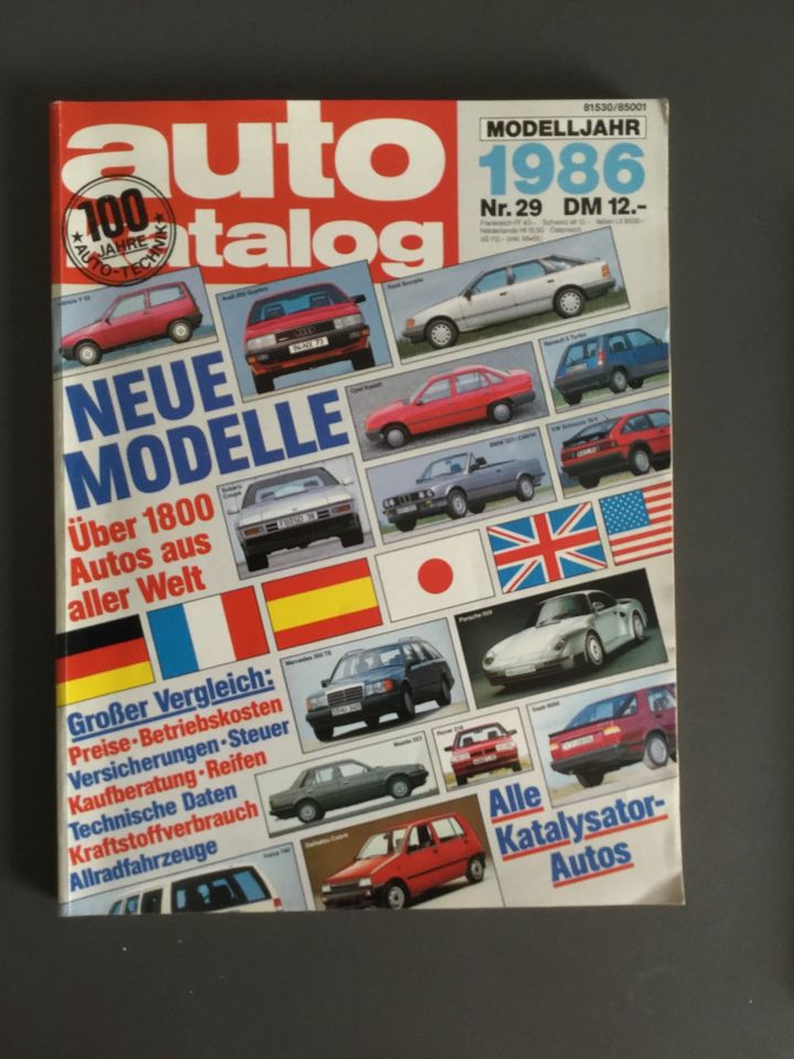 Auto Katalog 1986 Nr. 29, Oldtimer in Kinsau
