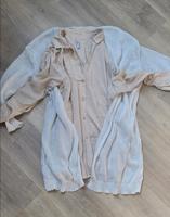 Set Bluse Strickjacke Tunika Cardigan 40 42 Oversize beige weiß Schleswig-Holstein - Wrist Vorschau
