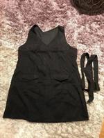 Plus size Cord Kleid schwarz mit Taschen und Bindeband Nordrhein-Westfalen - Werdohl Vorschau