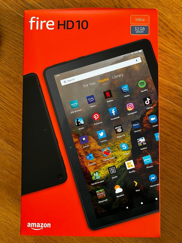Amazon Tablet fire HD10, 11. Gen, 32GB, wie NEU mit Garantie!! in Dissen am Teutoburger Wald
