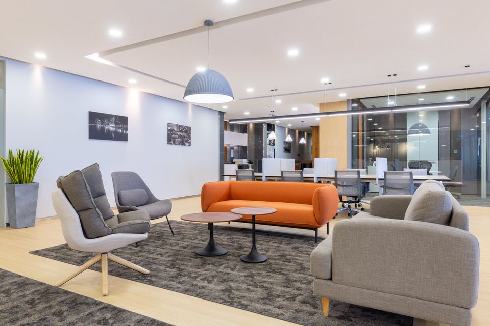 Coworking-Bereich in Regus City Centre in Hannover