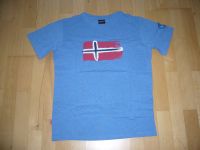 schönes Trollkids T-Shirt Gr 164 blau - Norwegen-Flagge - kurzarm Hessen - Eltville Vorschau