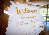 Willkommensschild Hochzeitsdeko Niedersachsen - Bovenden Vorschau