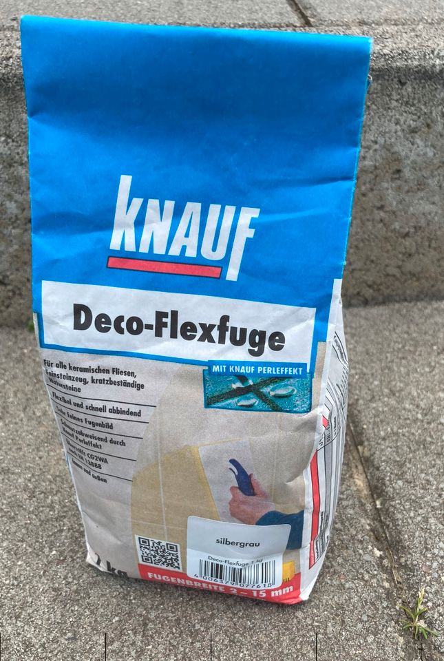 Knauf Deco-Flexfuge silbergrau  1kg in Birkenfeld