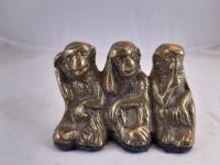 3 Affen Bronze Art Deco Briefbeschwerer Bayern - Lichtenfels Vorschau