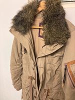 Khujo - Jeans Winterjacke / Wintermantel Beige Gr. L Hessen - Offenbach Vorschau