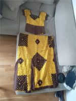 Afrikanisches Kleid Wickelrock gelb Blumen Baumwolle Nordrhein-Westfalen - Essen-West Vorschau