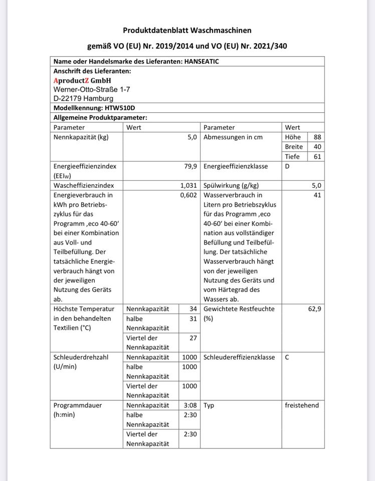 Waschmaschine Toplader in Nürnberg (Mittelfr)