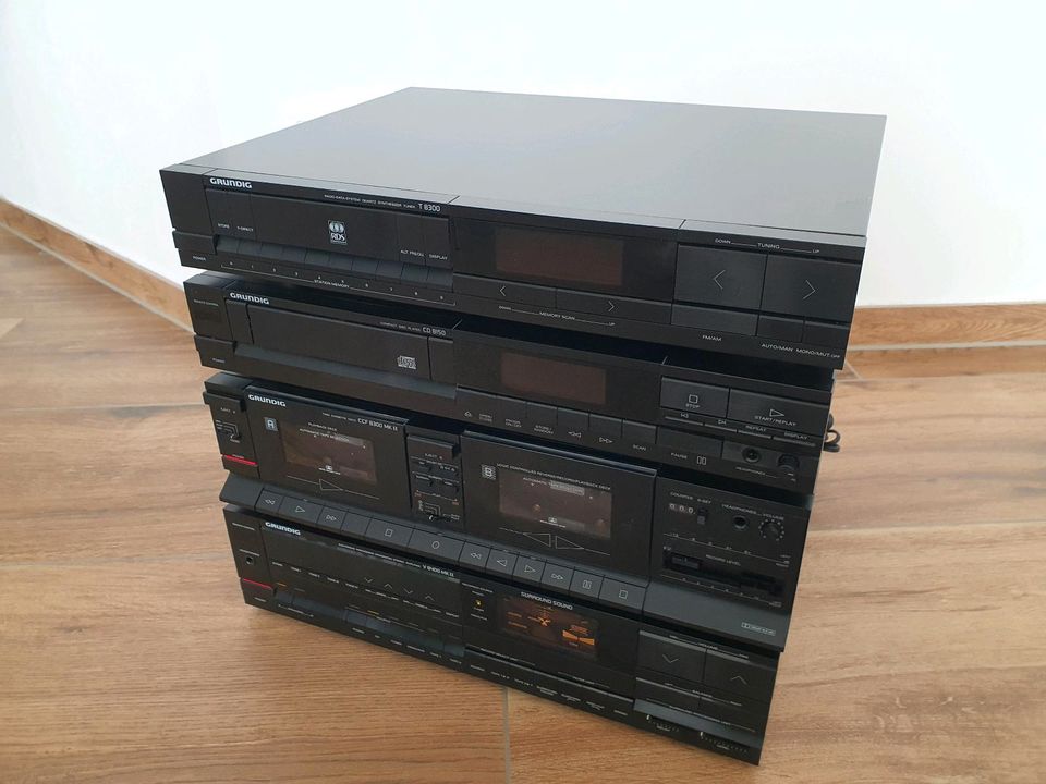 Grundig Stereoanlage (CD, Verstärker V4800 MK2, Tuner, Kassette) in Balingen